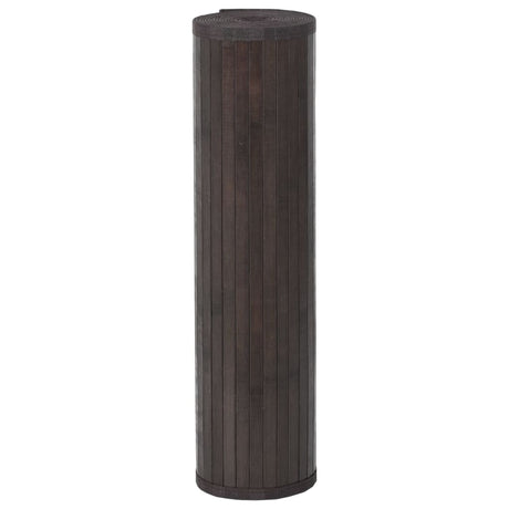 Vidaxx tapis rectangulaire 70x1000 cm bambou marron foncé
