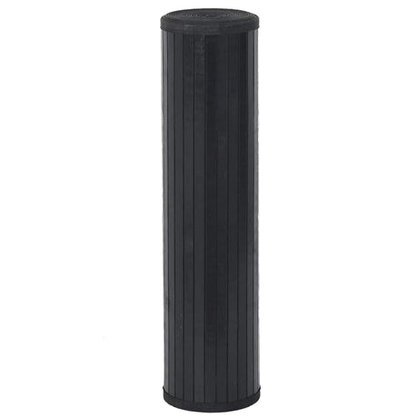 VidaXL Tapis rectangulaire 80x100 cm bambou noir