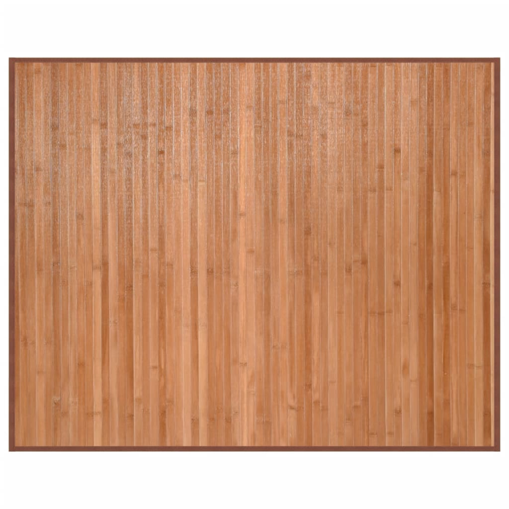 Vidaxl rectangulaire 80x100 cm bambou naturel