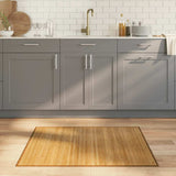 Vidaxx tapis rectangulaire 80x100 cm bambou naturel