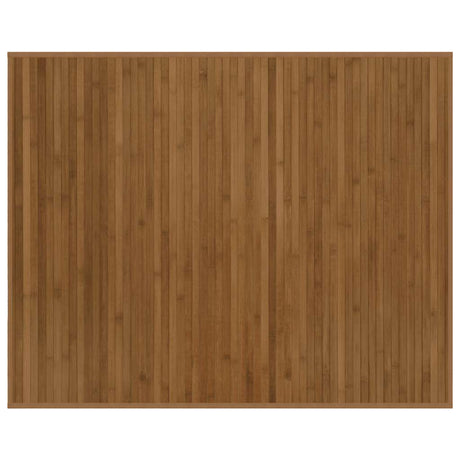 Vidaxx tapis rectangulaire 80x100 cm bambou marron