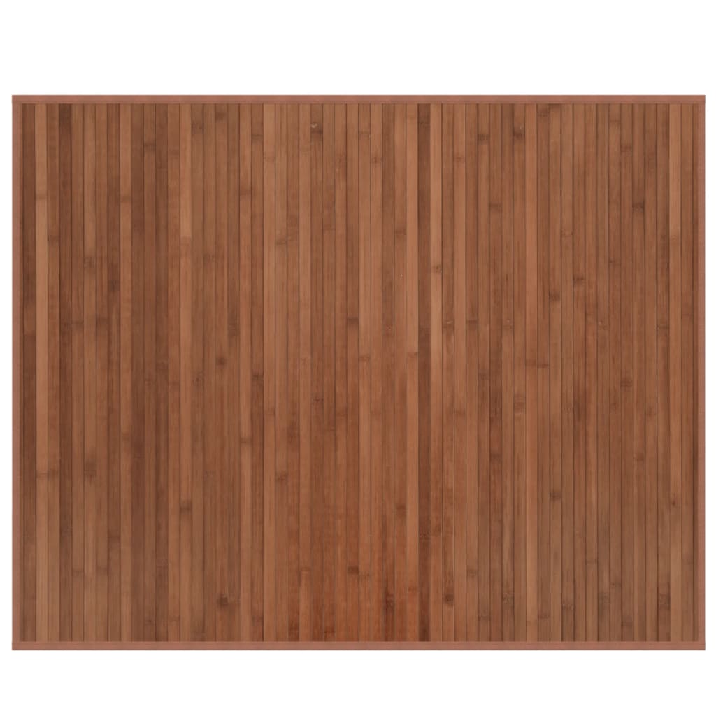 Vidaxl rug rechteckeg 80x100 cm Bamboo Brown