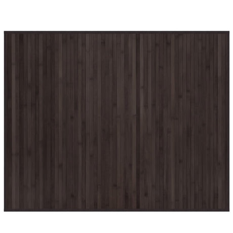Vidaxx tapis rectangulaire 80x100 cm bambou marron foncé
