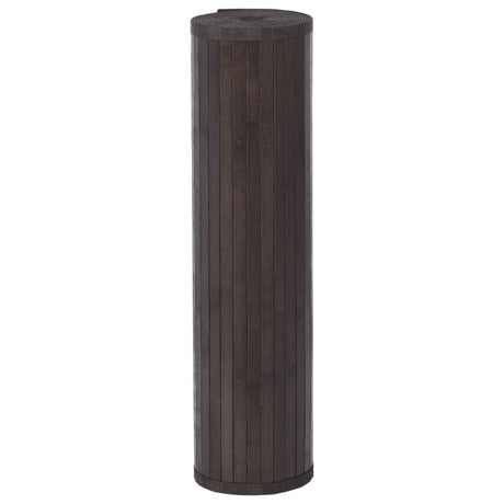Vidaxx tapis rectangulaire 80x100 cm bambou marron foncé