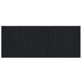 VidaXL Tapis rectangulaire 80x200 cm bambou noir