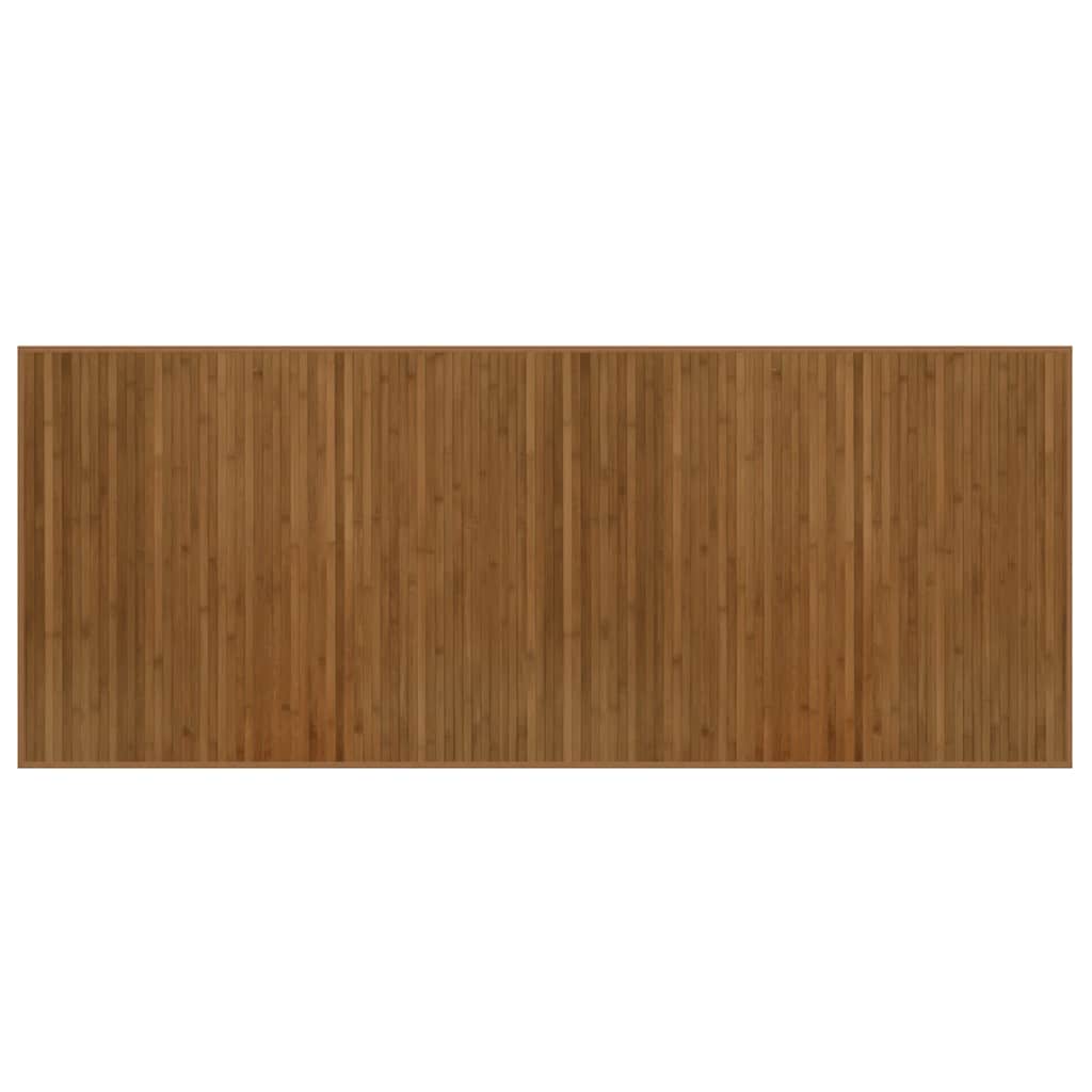 Vidaxx tapis rectangulaire 80x200 cm bambou marron