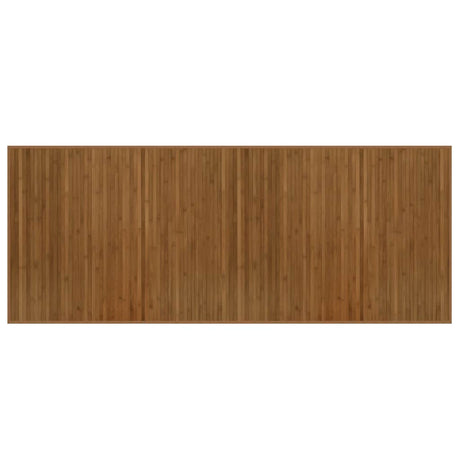Vidaxx tapis rectangulaire 80x200 cm bambou marron