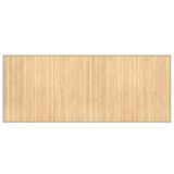 VidaXL Tapis rectangulaire 80x200 cm bambou naturel clair