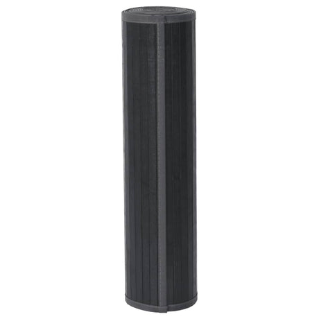 Vidaxl vloerkleed rechthoekig 80x200 cm bamboe grijs