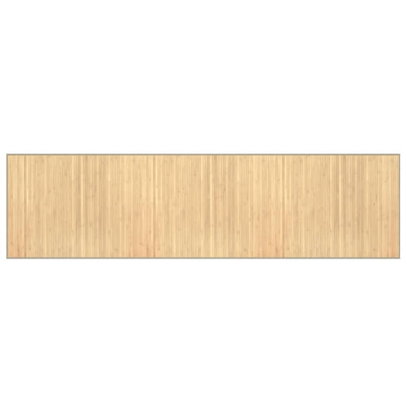 VidaXL Tapis rectangulaire 80x300 cm bambou naturel clair