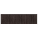 Vidaxx tapis rectangulaire 80x300 cm bambou marron foncé