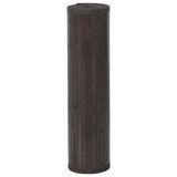 Vidaxx tapis rectangulaire 80x300 cm bambou marron foncé