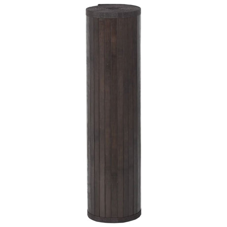 Vidaxx tapis rectangulaire 80x300 cm bambou marron foncé
