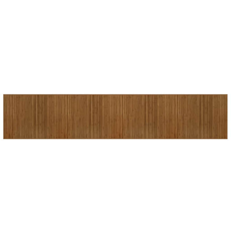Vidaxx tapis rectangulaire 80x400 cm bambou marron