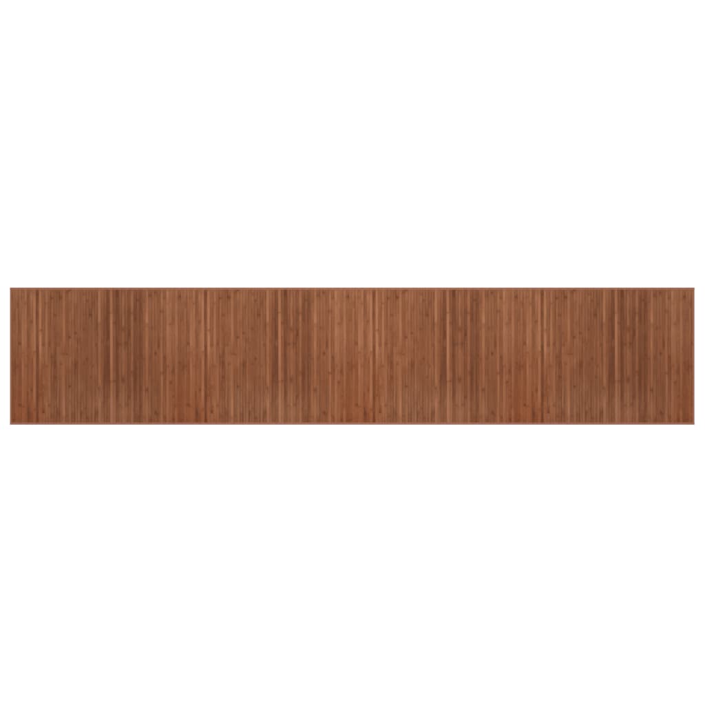 Vidaxl rug rechteckeg 80x400 cm bamboo Brown