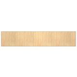 Vidaxx tapis rectangulaire 80x400 cm bambou naturel clair