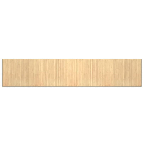 Vidaxx tapis rectangulaire 80x400 cm bambou naturel clair