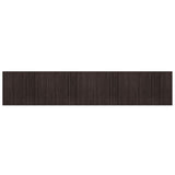 Vidaxx tapis rectangulaire 80x400 cm bambou marron foncé