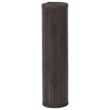 Vidaxx tapis rectangulaire 80x400 cm bambou marron foncé