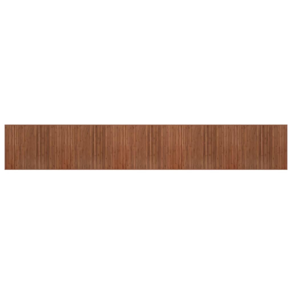 Vidaxx tapis rectangulaire 80x500 cm bambou marron
