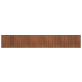 Vidaxx tapis rectangulaire 80x500 cm bambou marron