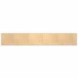 Vidaxx tapis rectangulaire 80x500 cm bambou naturel clair