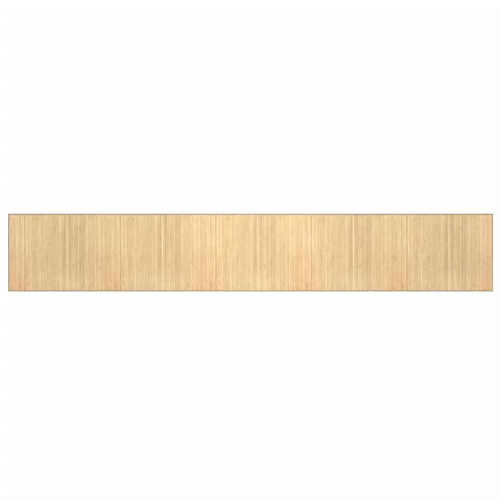 Vidaxl Rug Prostokątny 80x500 cm Bamboo Light Natural