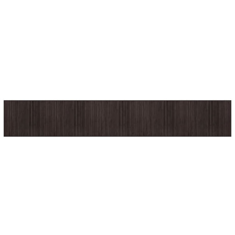 Vidaxx tapis rectangulaire 80x500 cm bambou marron foncé