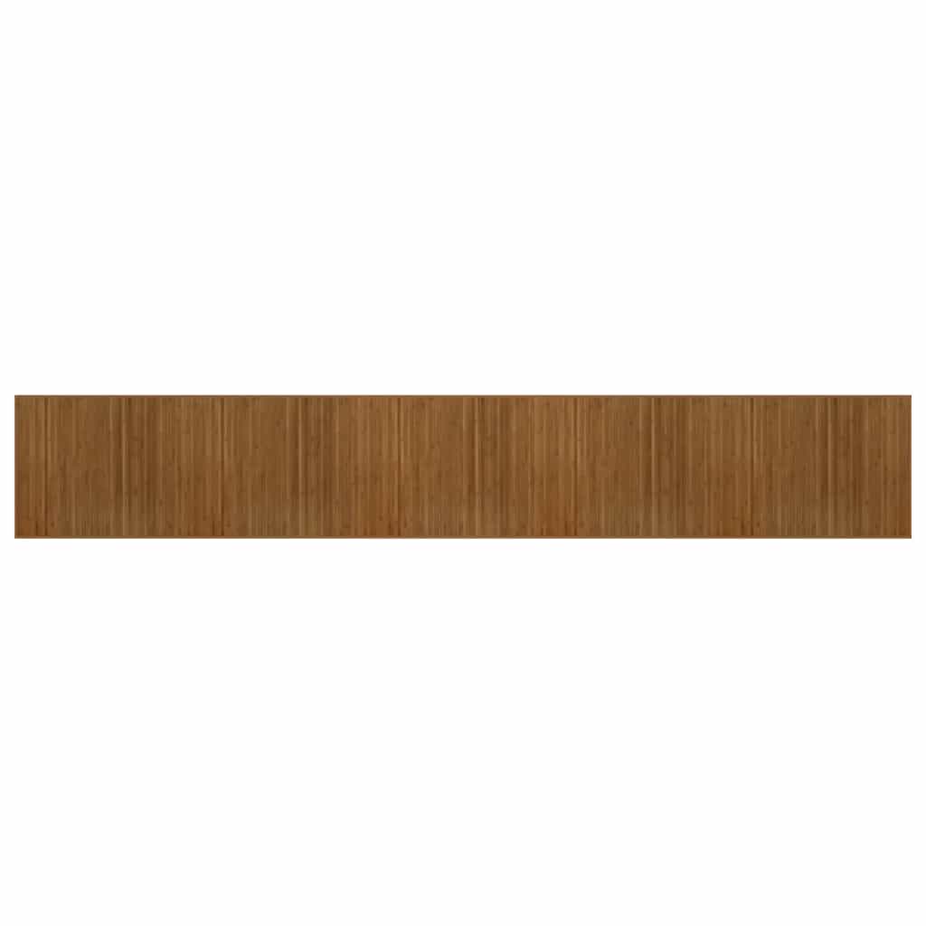 Vidaxx tapis rectangulaire 80x1000 cm bambou marron