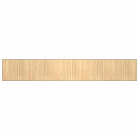 Vidaxx tapis rectangulaire 80x1000 cm bambou naturel clair