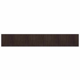 Vidaxx tapis rectangulaire 80x1000 cm bambou marron foncé