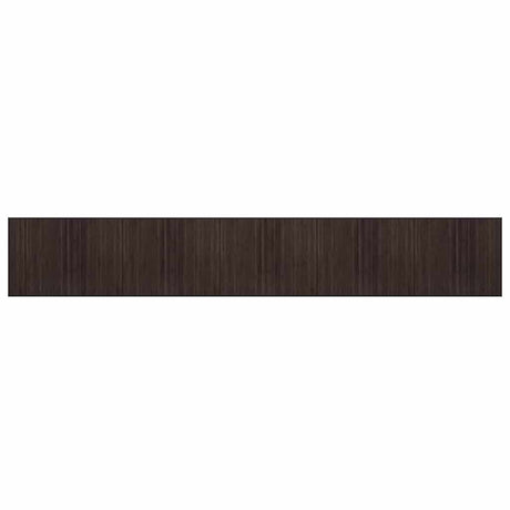 Vidaxx tapis rectangulaire 80x1000 cm bambou marron foncé