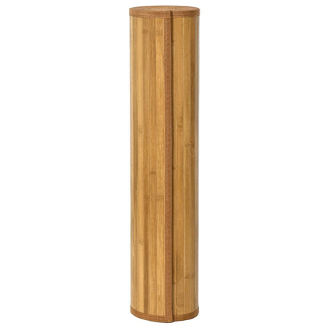 Vidaxl vloerkleed vierkant 100x100 cm bamboe naturel