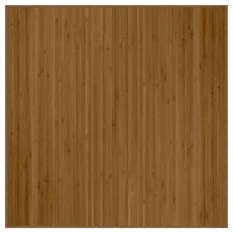 Vidaxx tapis carré 100x100 cm bambou marron