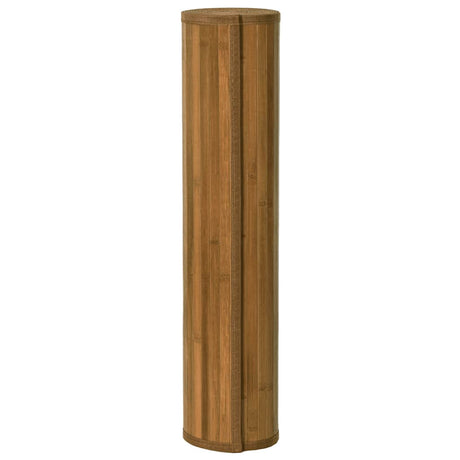 Vidaxx tapis carré 100x100 cm bambou marron