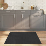 Vidaxx tapis carré 100x100 cm bambou gris