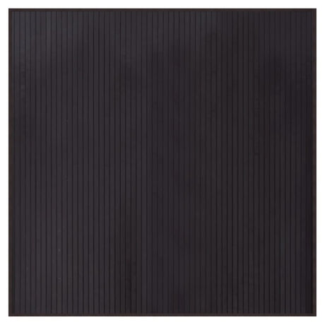 Vidaxx tapis carré 100x100 cm bambou marron foncé