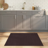 Vidaxx tapis carré 100x100 cm bambou marron foncé