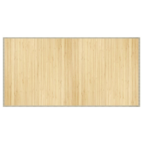 Vidaxx tapis rectangulaire 100x200 cm bambou naturel clair