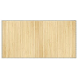 Tapis vidaxl rectangulaire 100x200 cm Bamboo Light Natural