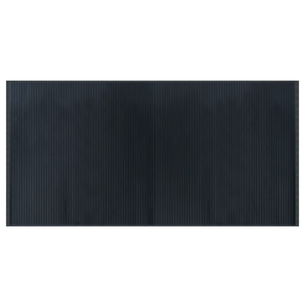 Vidaxx tapis rectangulaire 100x200 cm bambou gris