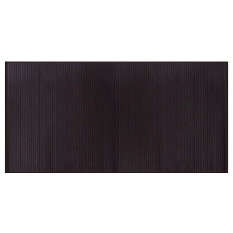 Vidaxx tapis rectangulaire 100x200 cm bambou marron foncé
