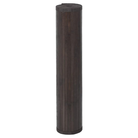 Vidaxx tapis rectangulaire 100x200 cm bambou marron foncé