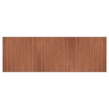 Vidaxl rug rectangular 100x300 cm bamboo brown