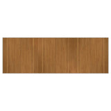 VidaXL Tapis rectangulaire 100x300 cm bambou marron