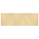 Tapis vidaxl rectangulaire 100x300 cm Bamboo Light Natural