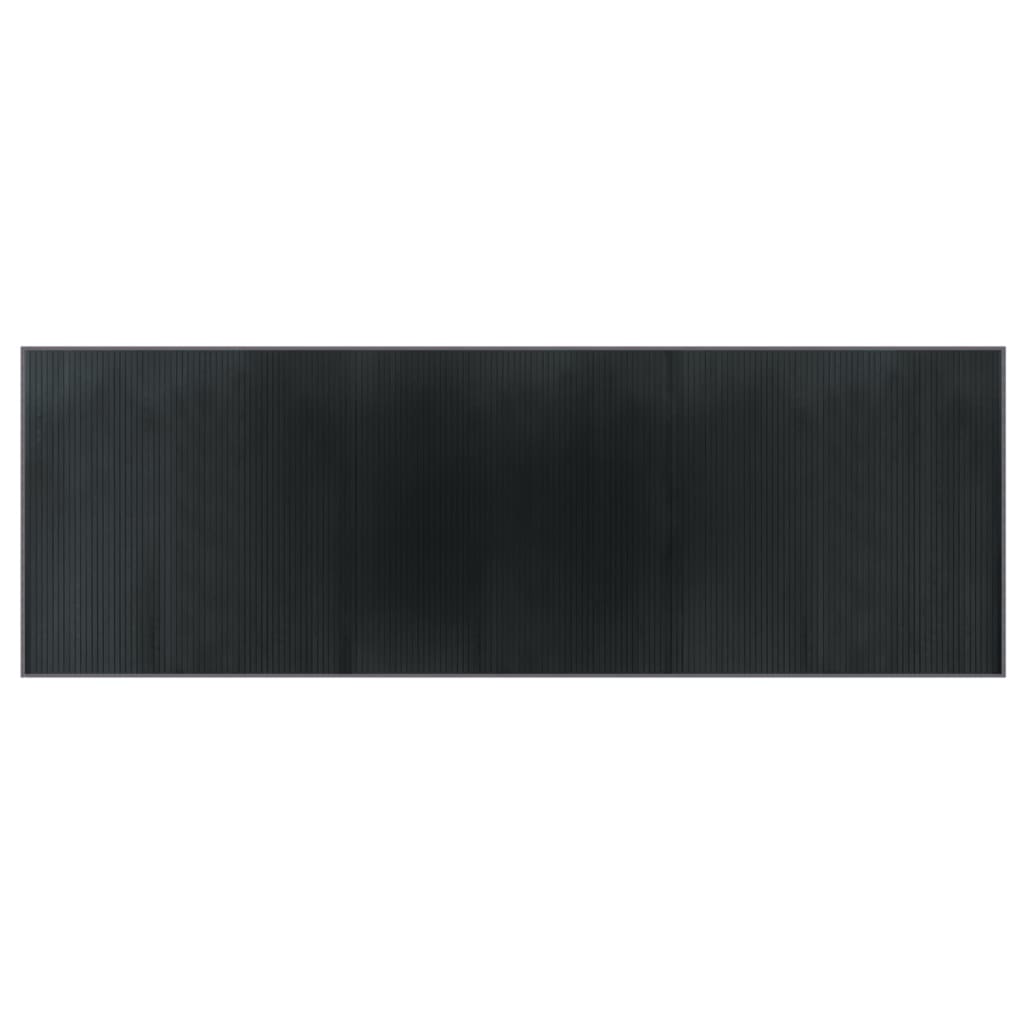 Vidaxx tapis rectangulaire 100x300 cm bambou gris