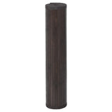 Vidaxx tapis rectangulaire 100x300 cm bambou marron foncé