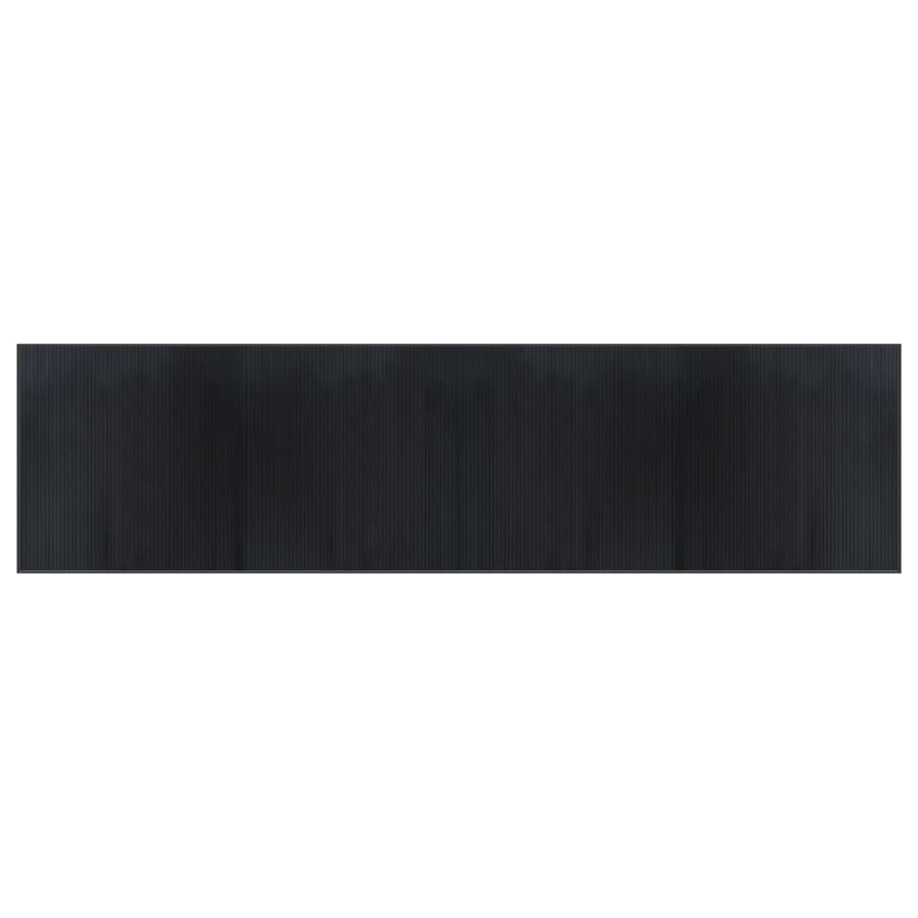 Vidaxx tapis rectangulaire 100x400 cm bambou noir