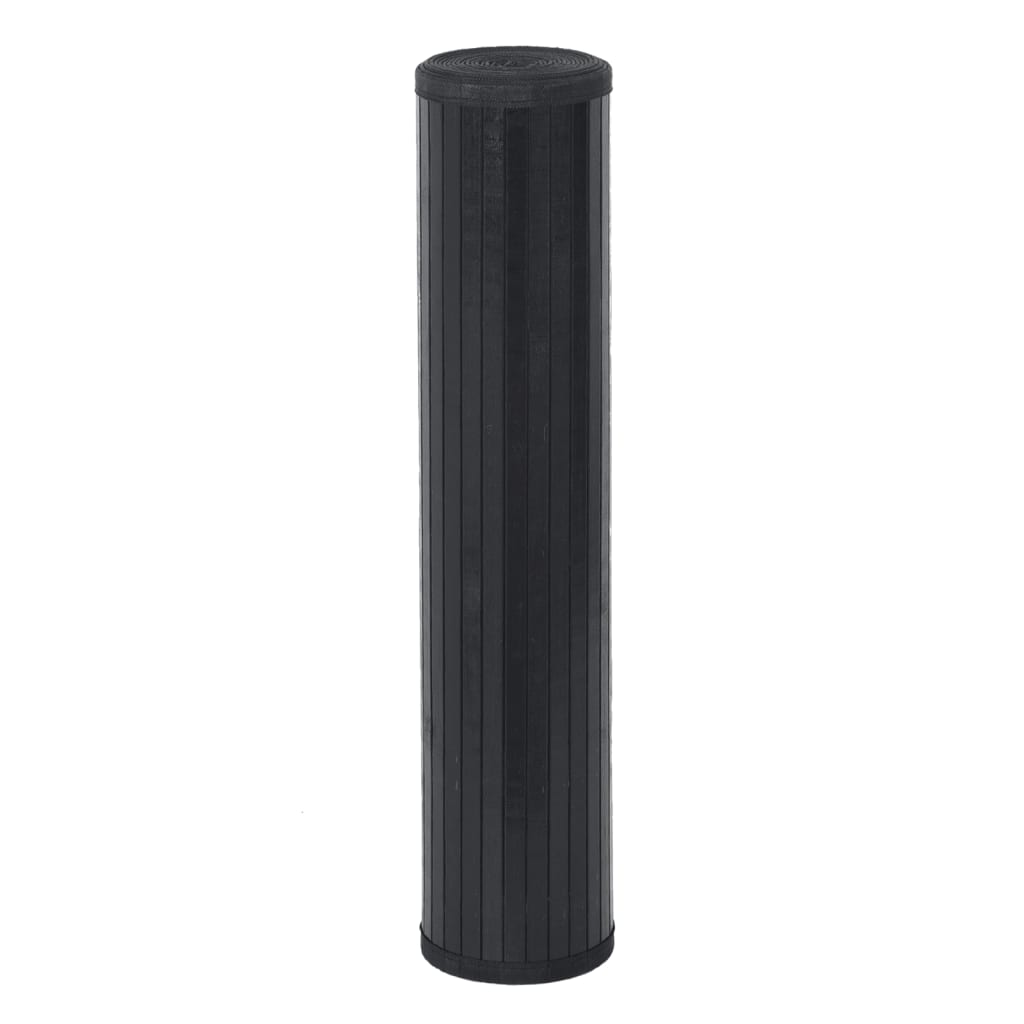Vidaxx tapis rectangulaire 100x400 cm bambou noir